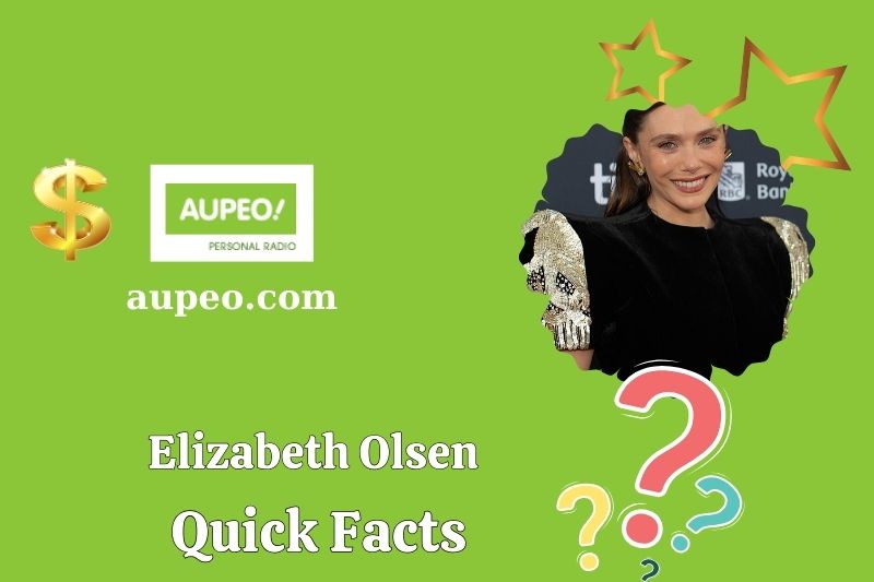 Elizabeth Olsen's rapid facts