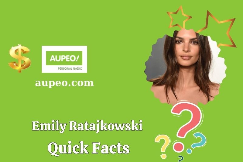 Emily Ratajkovsky's Quick Facts