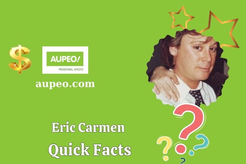 Eric Carmen Fast Facts