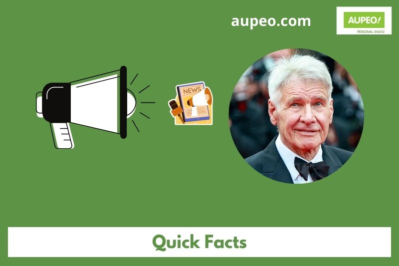 Harrison Ford's fastest facts