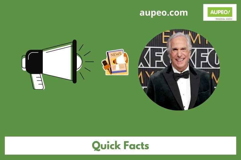 Henry Winkler's quick facts