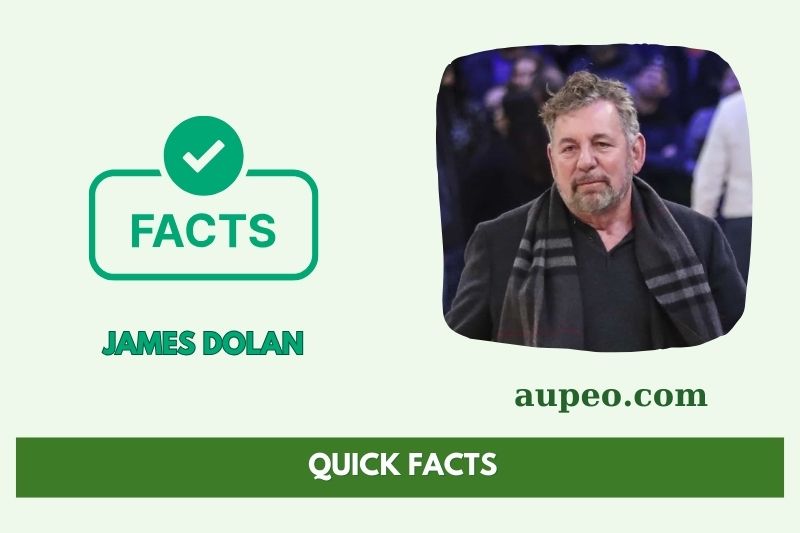 James Dolan's quick facts