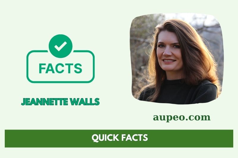 Jeannette Walls Fast Facts