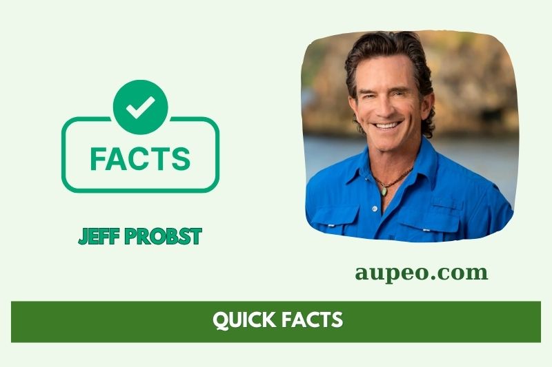 Jeff Probst Quick Facts