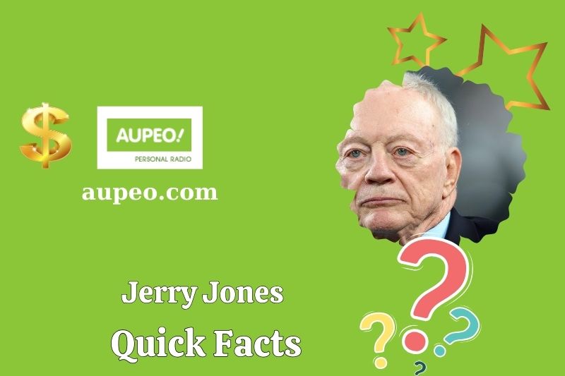 Jerry Jones Fast Facts