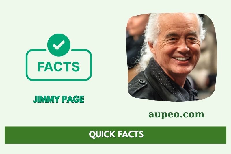 Jimmy Page Fast Facts