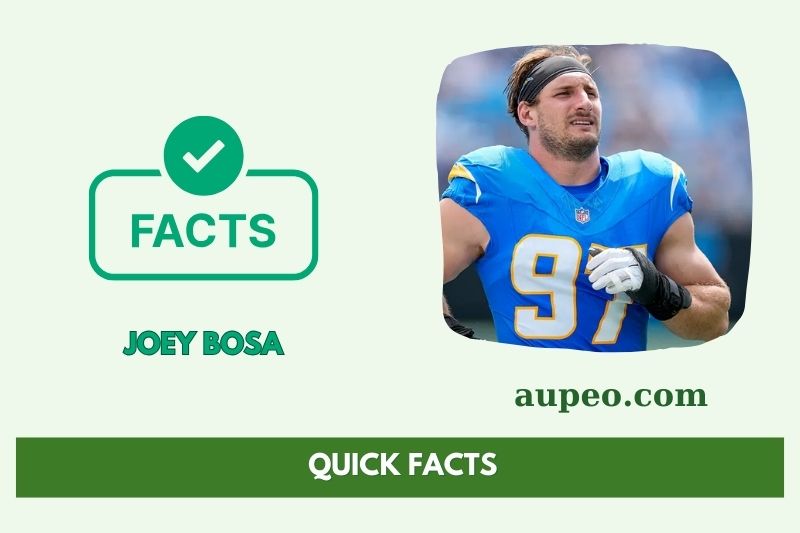 Joey Bosa's quick facts