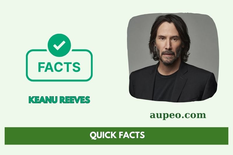 Keanu REEVES Quick Facts