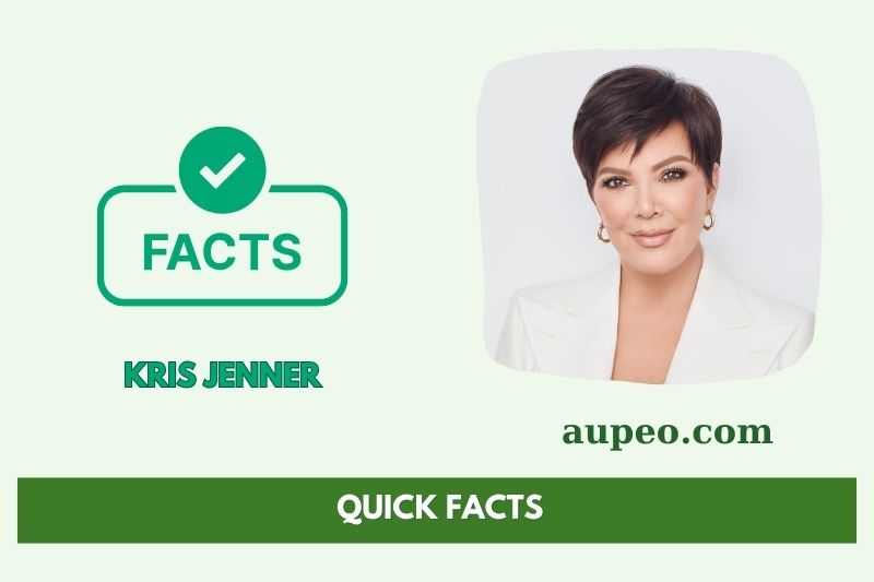 Chris Jenner's quick facts