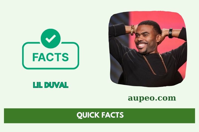 Lil duval fast facts