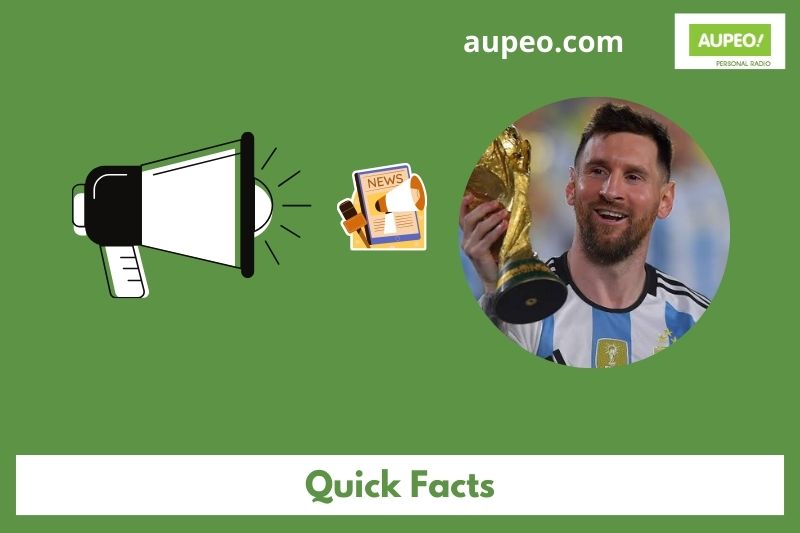 Lionel Messi Fast Facts