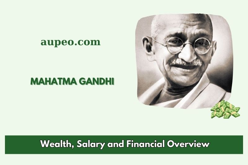 Mahatma Gandhi wealth, salary and financial review