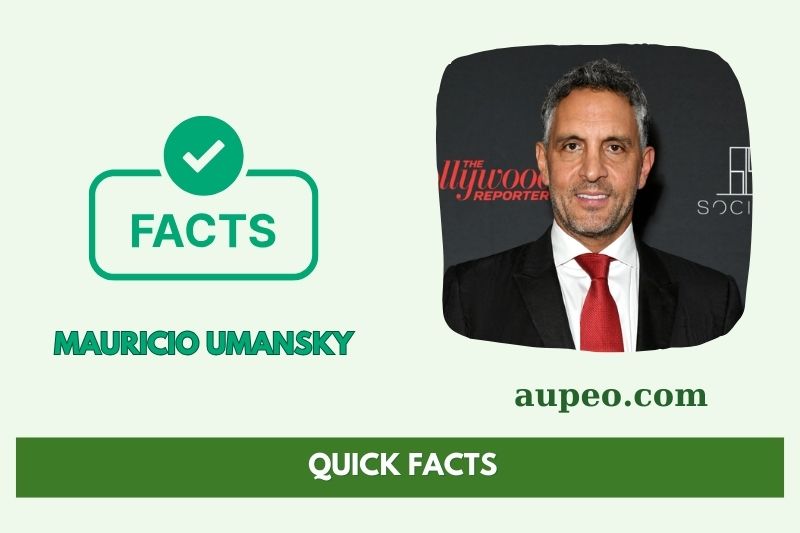 Mauricio umansky quick facts