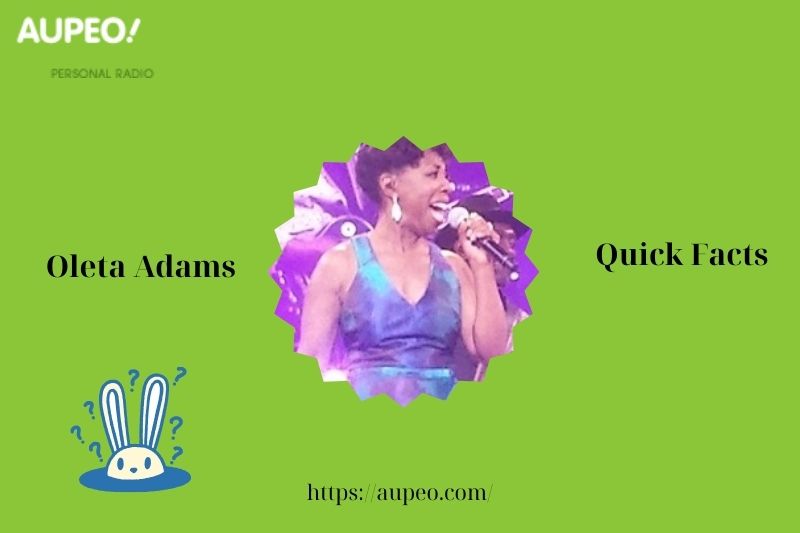 Oletta Adams Rapid Facts