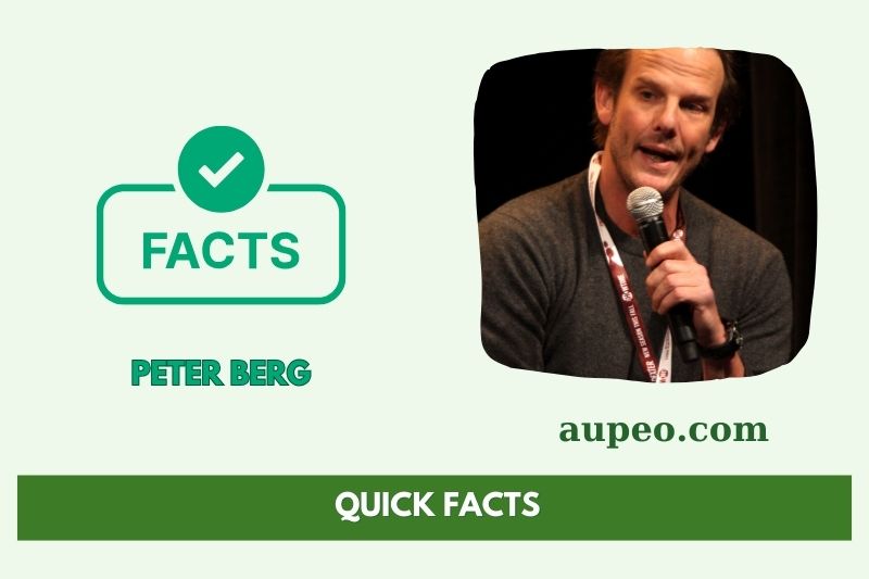 Peter Berg's rapid facts