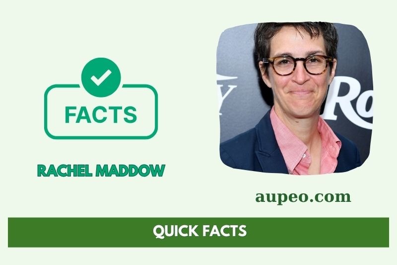 Rachel Maddo's quick facts