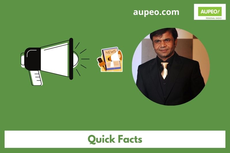 Rajpal Yadav quick facts