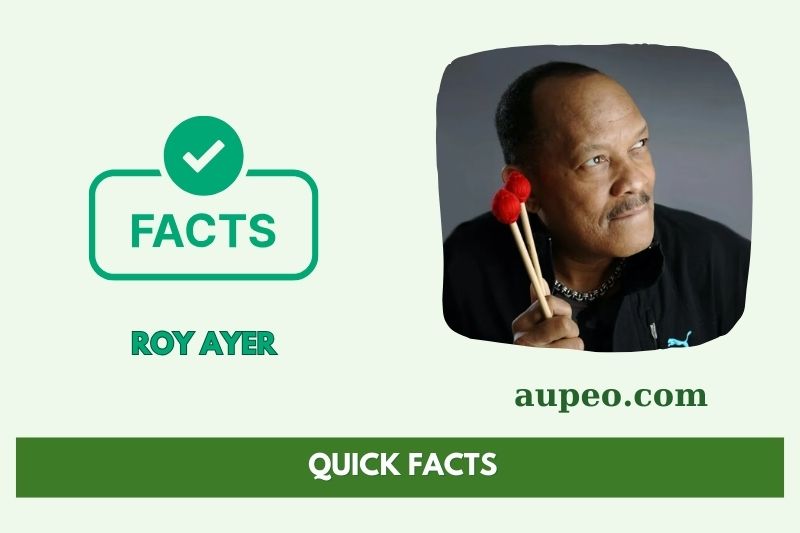 Roy Ayier's Quick Facts