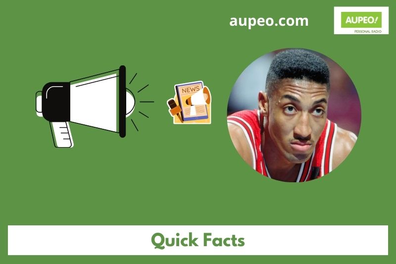 Scottie Pippen Quick Facts