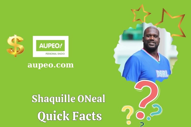 Shaquille Oneal Fast Facts