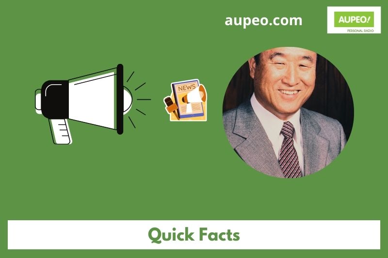 Sun myung moon fast facts