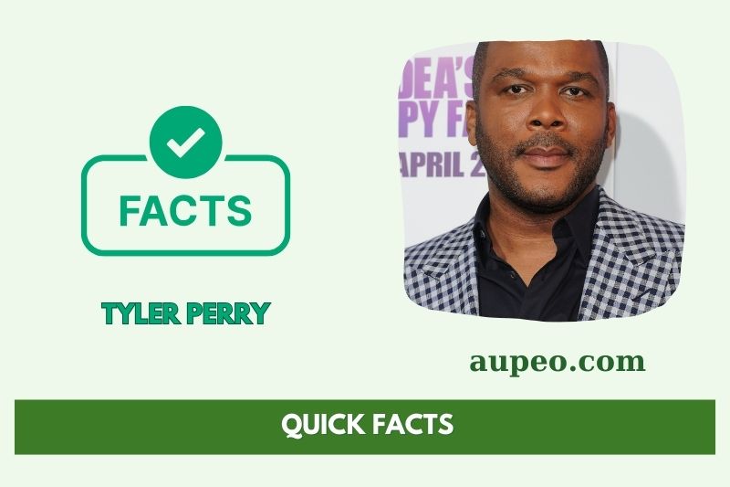 Tyler Perry Fast Facts