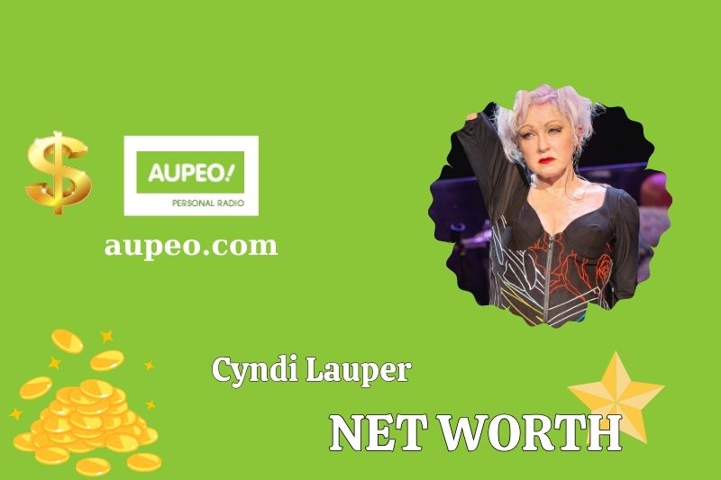 What is the net value of Cyndi Lauper in 2025?