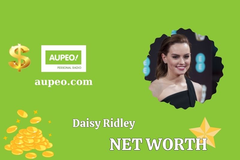 What is the net value of Daisy Ridley in 2025?