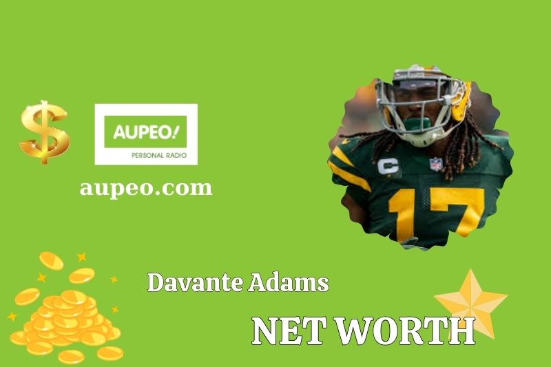 What is the net value of Davante Adams in 2025?