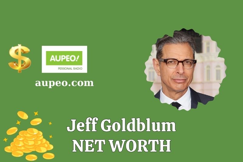 What is the net value of Jeff Goldblum in 2025