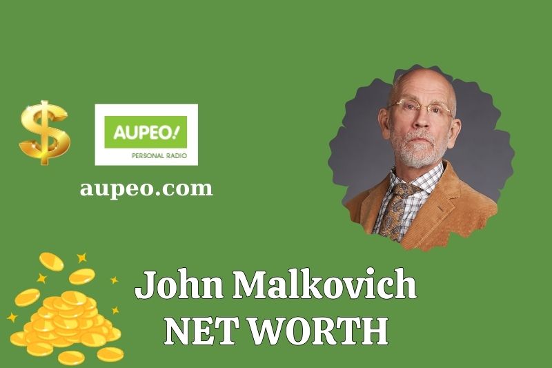 How much does John Malkovich's net value in 2025