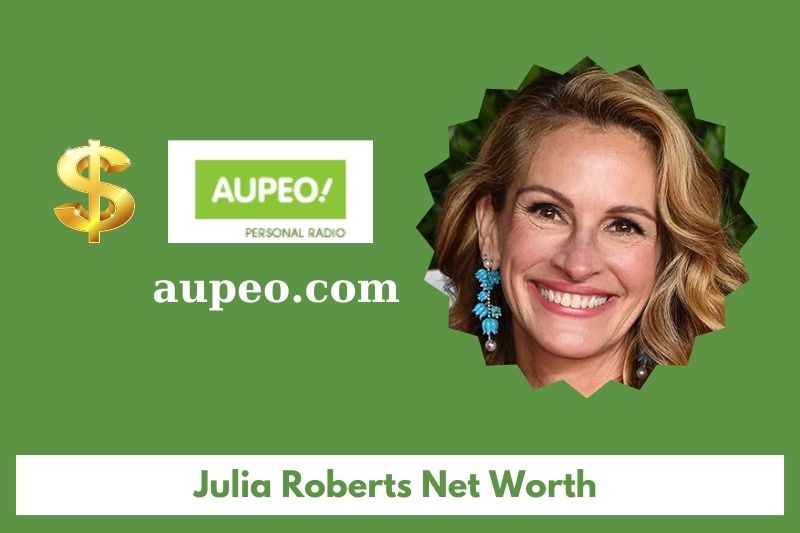 What is Julia Roberts's net value in 2025