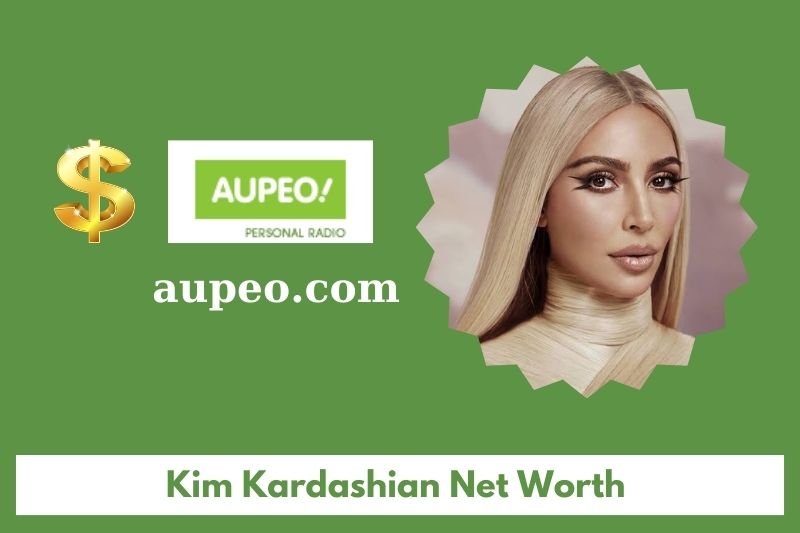 What is Kim Kardashian's net value in 2025