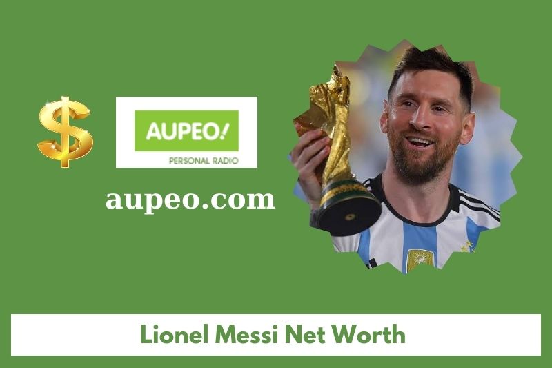 What is the net value of Lionel Messi in 2025