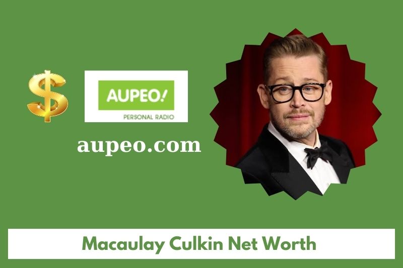 What is the net value of Macaulay Culkin in 2025