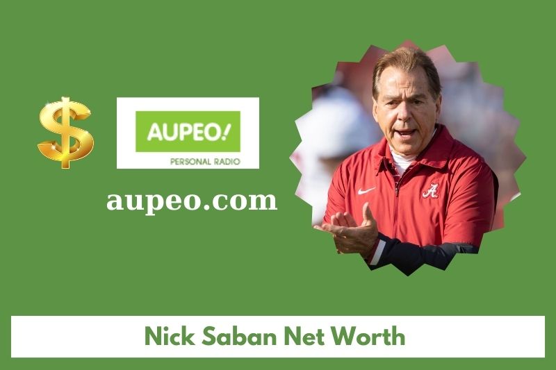 What is the net value of Nick Saban in 2025