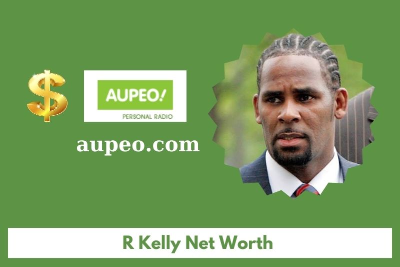 What is the net value of r kelly in 2025