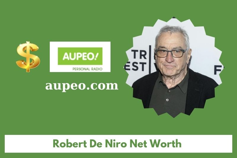 What is Robert de Niro's net value in 2025