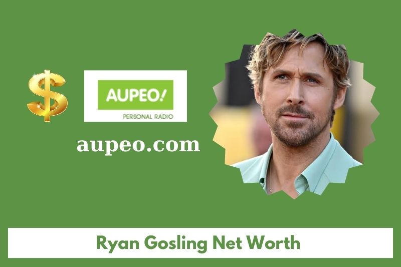 What is the net value of Ryan Gosling in 2025