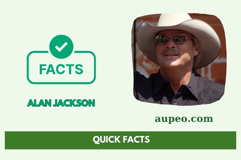 The rapid facts of Alan Jackson