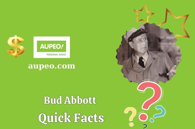 Bud abbott fast facts