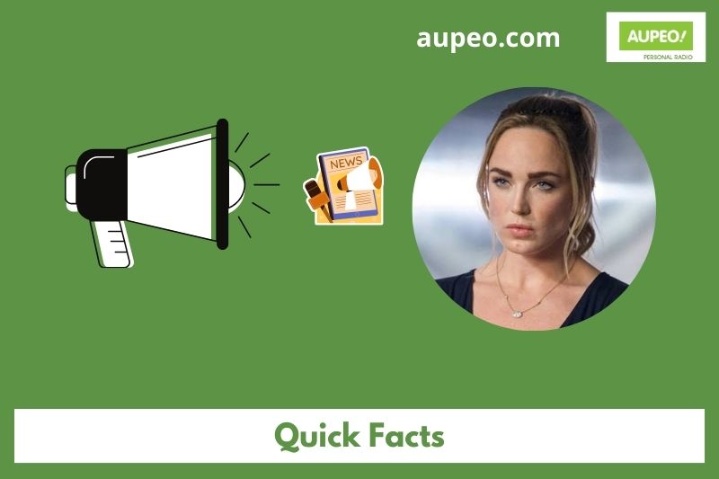 Caity Lotz Fast Facts