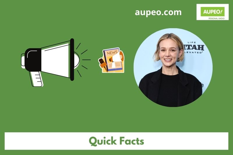 Carey Mulligan Fast Facts