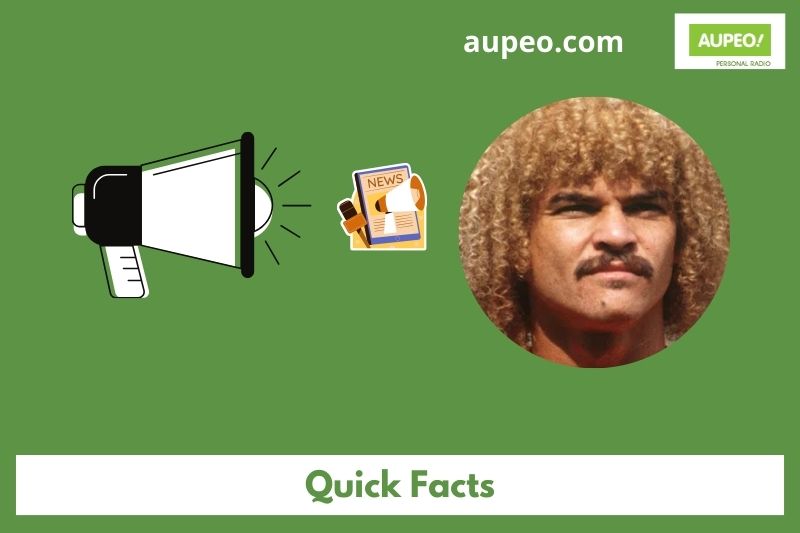 Carlos Valderrama Fast Facts