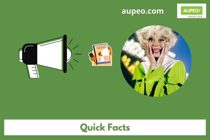 Carol Channing Fast Facts