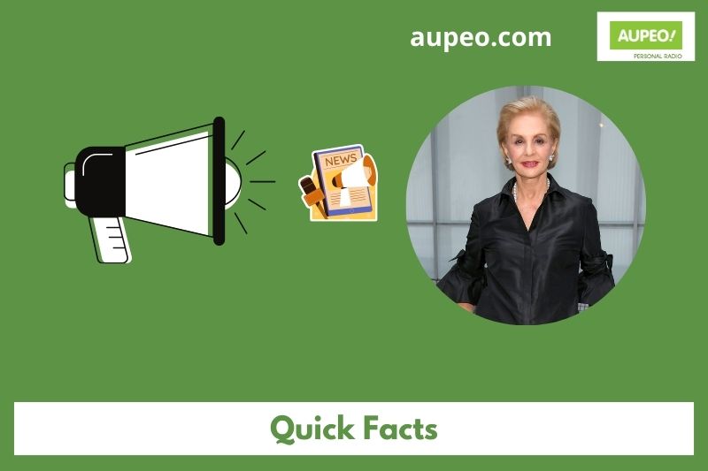 Carolina Herrera Fast Facts