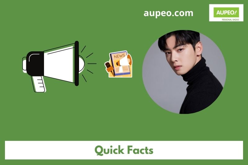 CHA EUNWoo Fast Facts