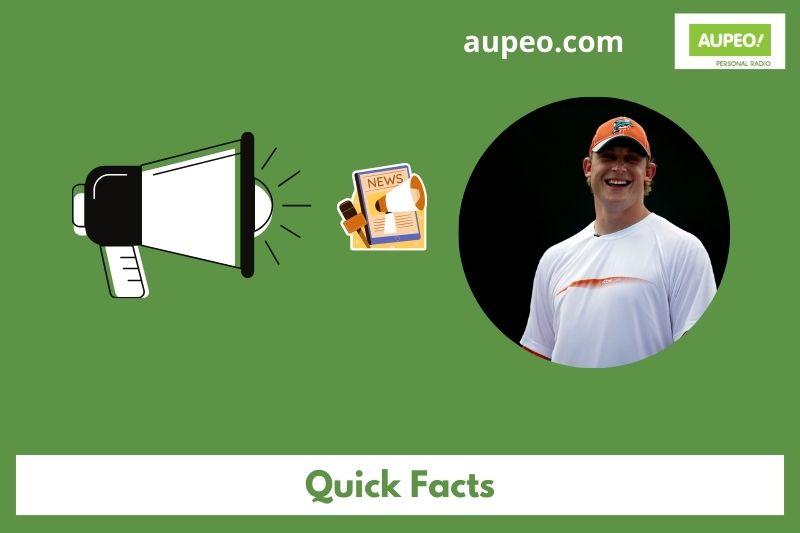 Quick facts of Chad Penington