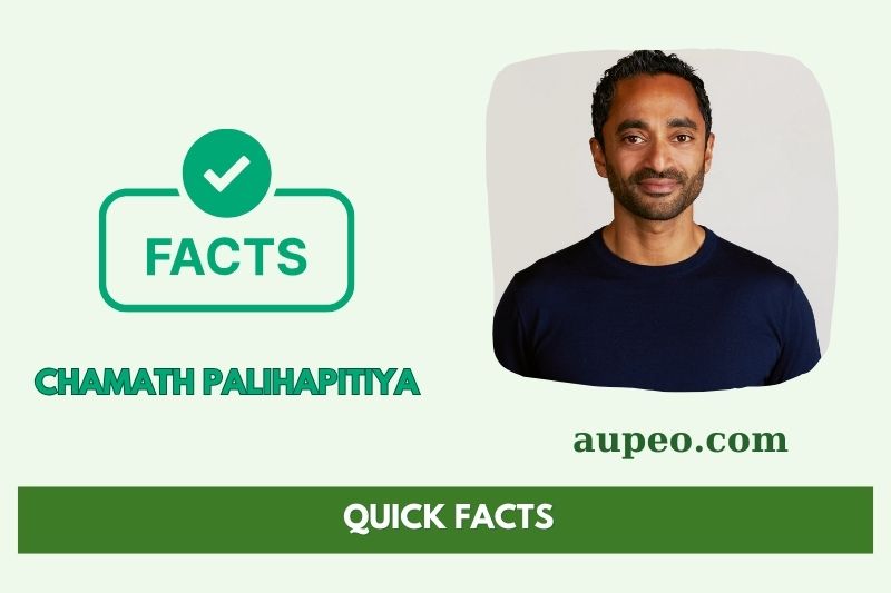 Chamath palihapitiya rapid facts