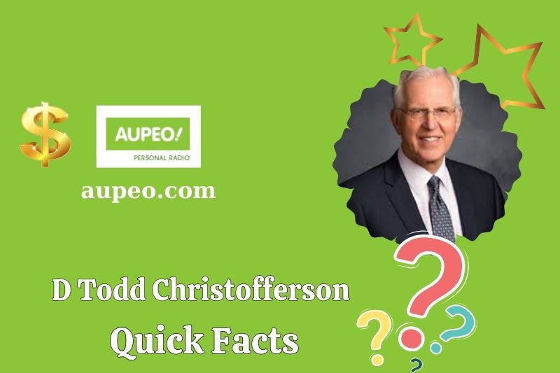 D. Todd Christopherson's fastest facts